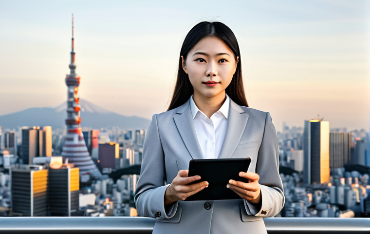TOPIK 성적증명서 발급 방법 - Career-Focused Professional**

"A confident young businesswoman in a modern, light gray pantsuit, st...